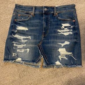 AMERICAN Eagle denim high rise mini skirt